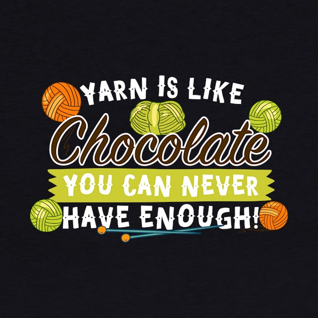 Yarn Is Like Chocolate You Can Never Have Enough! by thingsandthings